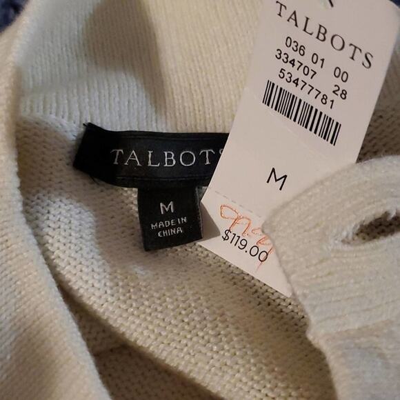 TALBOTS MOCKNECK COLORBLOCK SWEATER DRESS size medium NEW!!!!! - Picture 4 of 5